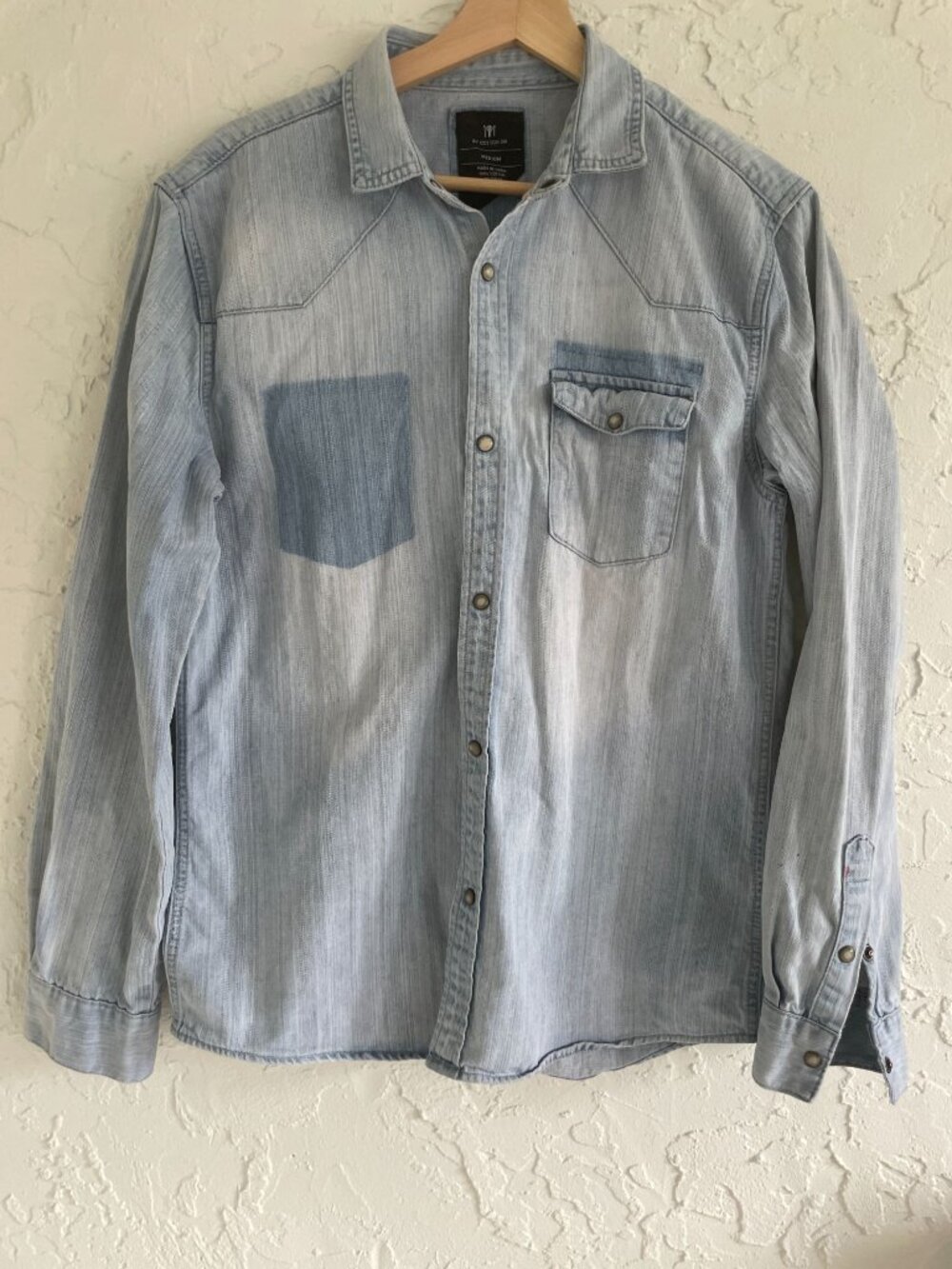 Distressed Western wear shirt Cotton On - READ DESCRIPTION - chambray denim